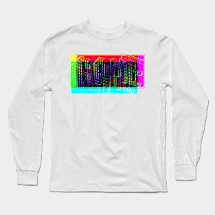 Techno Glitch Game Long Sleeve T-Shirt